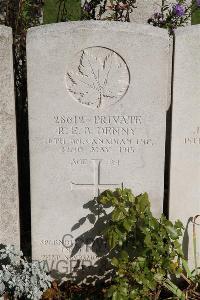 Bethune Town Cemetery - Denny, Robert Edmund Barry